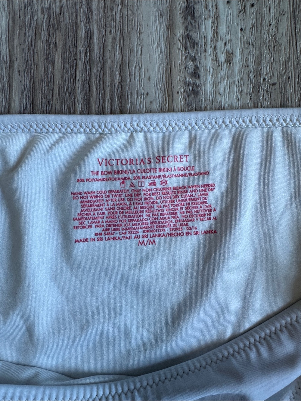 Victoria’s Secret the Bow bikini White Tie-Side Bikini Bottom - medium - Picture 4 of 4